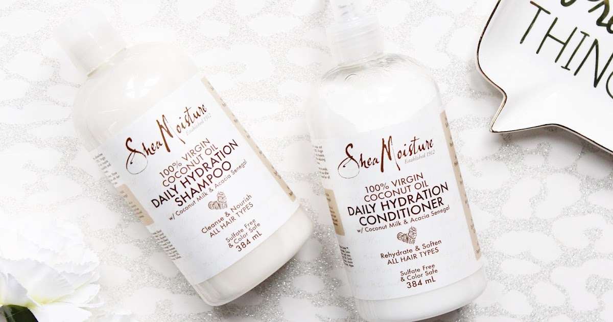 Shea Moisture Daily Hydration Shampoo & Conditioner Review — Hannah Heartss