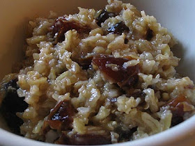 Kamut Porridge and Chopped Dates