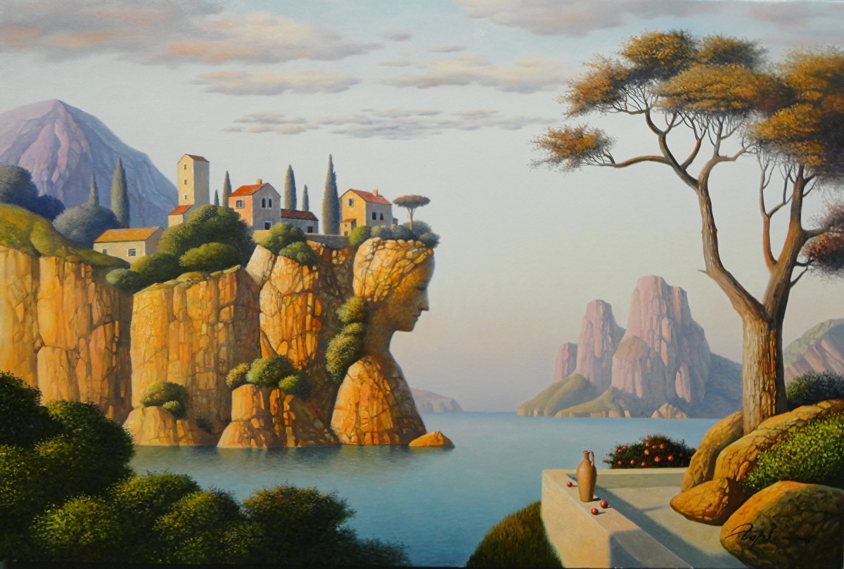 Evgeni Gordiets Orange rock village Evgeni Gordiets Orange rock village