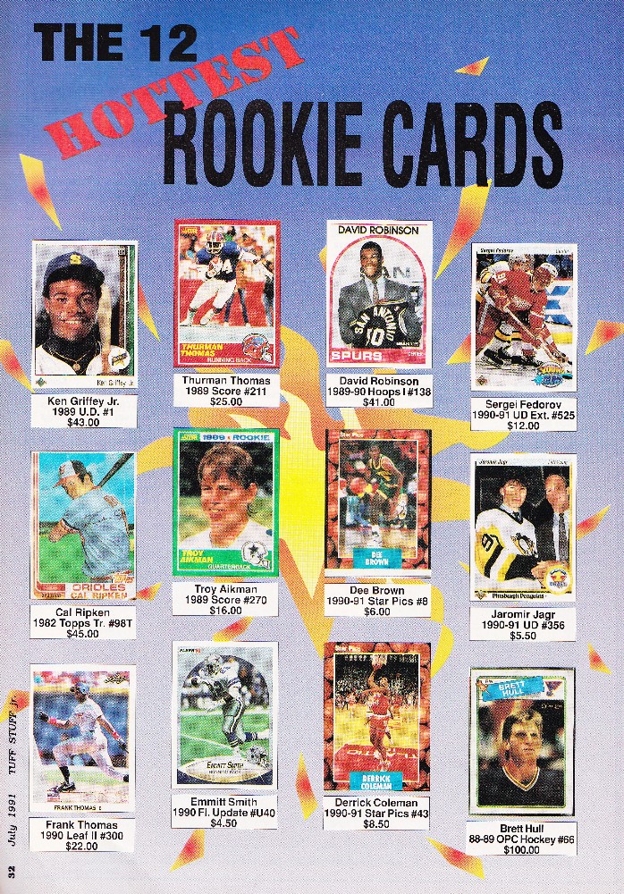 The Chronicles of Fuji Flashback Friday 10 Tuff Stuff Jr. Magazines