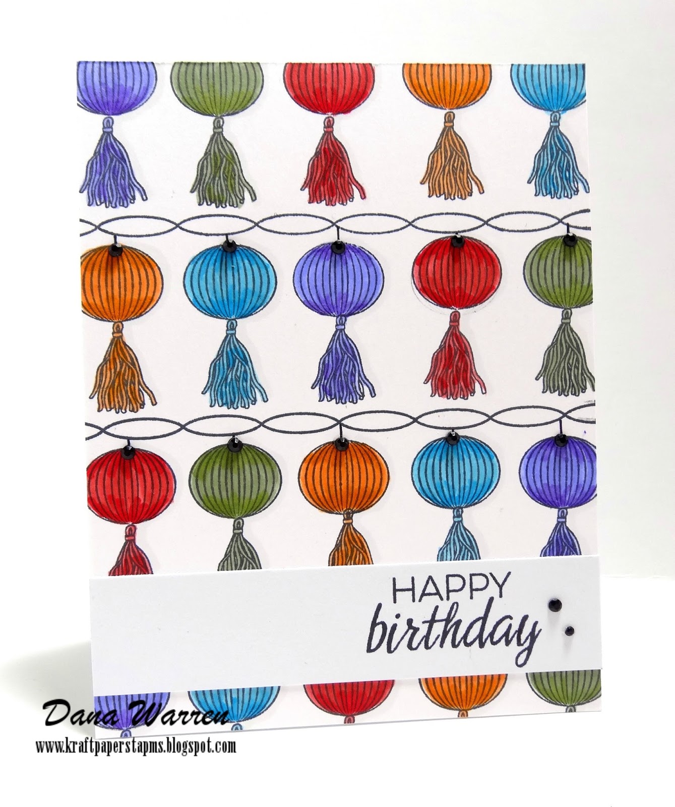 Kraft Paper Stamps Pattern Making with Stamps