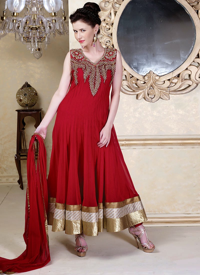 Latest Designs of Anarkali Suits Collection 2013 - Latest Fashion Today