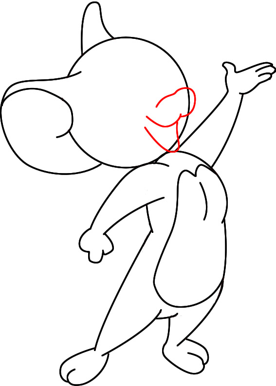 How To Draw Jerry The Mouse - Draw Central