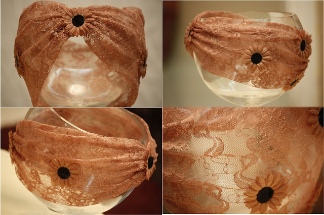 turban head band فلاورز خربزي