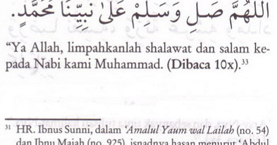 Contoh bacaan shalawat nabi muhammad saw yang pendek