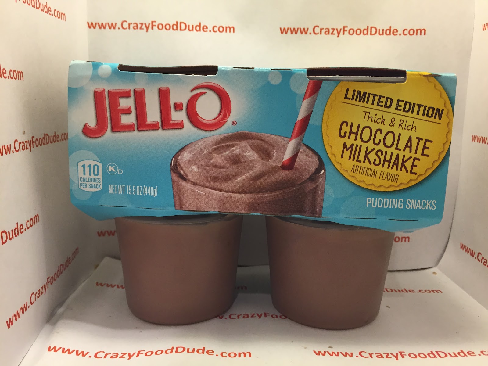 Crazy Food Dude Review JELLO Thick & Rich Chocolate Milkshake