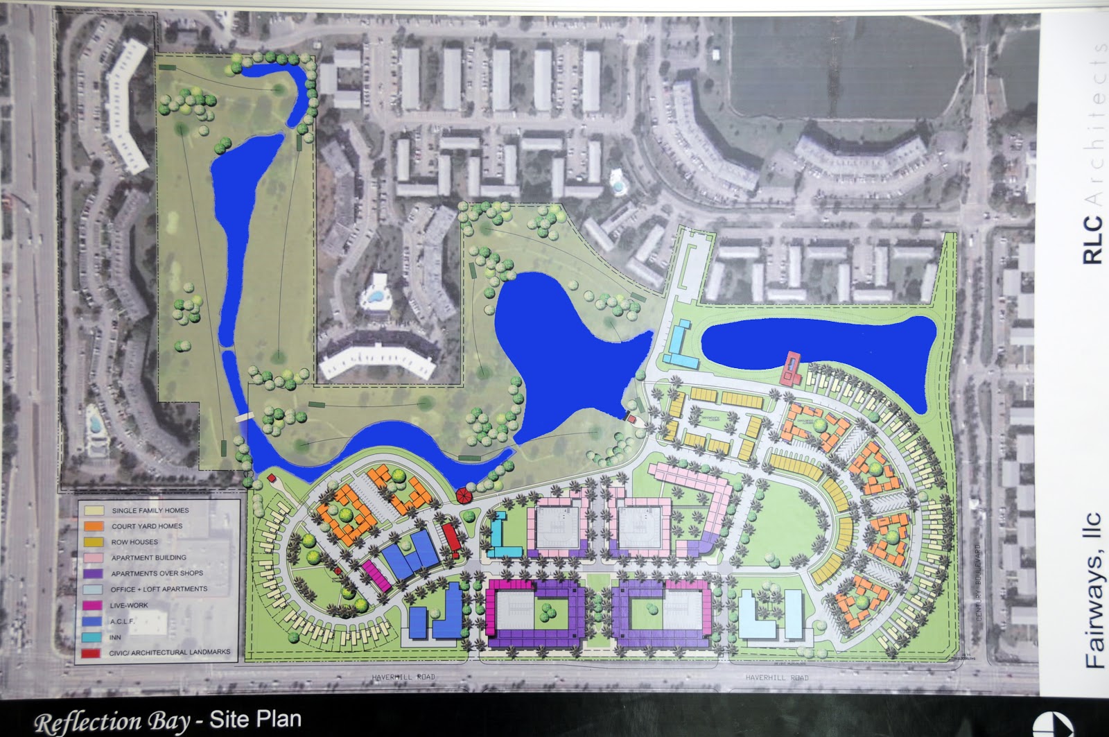 OUR VILLAGE in West Palm Beach REFLECTION BAY SITE PLAN