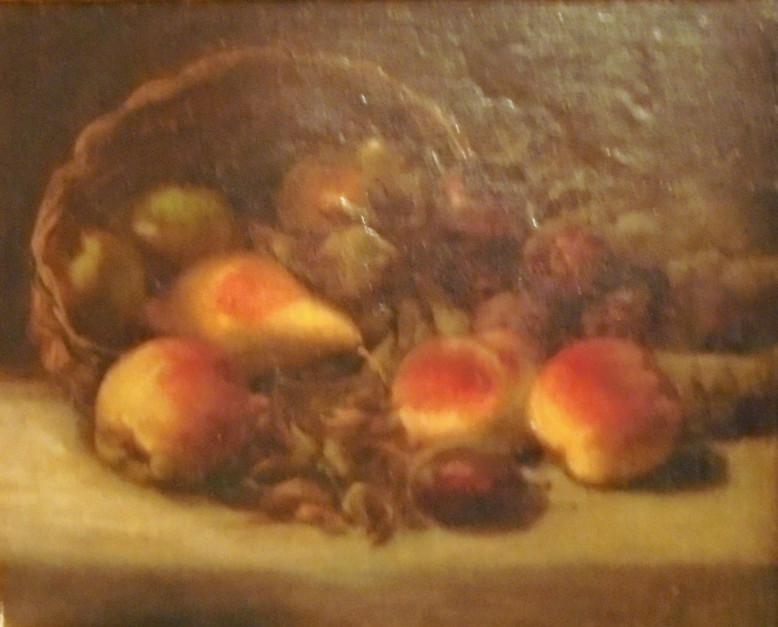 το έργο Νεκρή Φύση με Φρούτα του Περικλή Πανταζή στην Πινακοθήκη Ευάγγελος Αβέρωφ του Μετσόβου