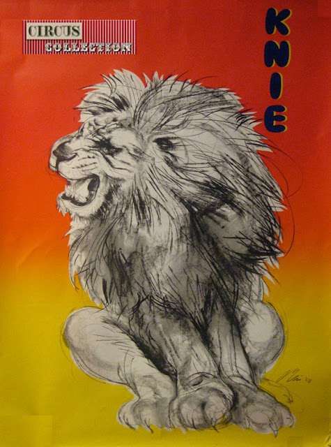 lion dessiné par Hans Herni