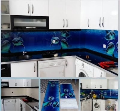 3d panel, 3d glass panel, 3d backsplash, 3d kitchen backsplash, 3d backsplash panel