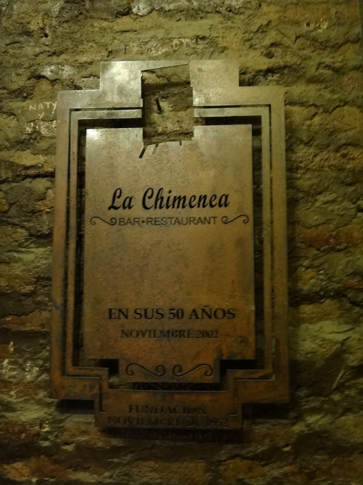 Bitacora de mi Chile: Restaurante La Chimenea