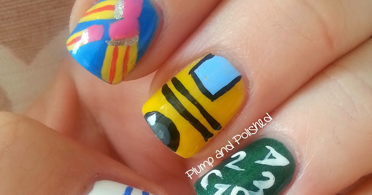 Plump and Polished: Falling for Nail Art: Back to School