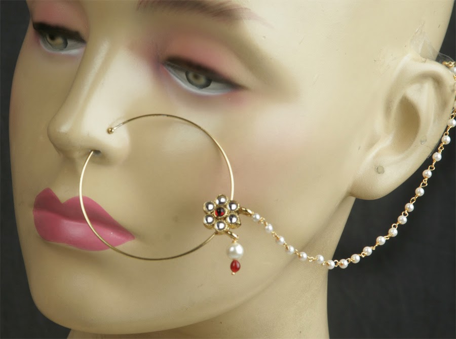 Latest nath (nose ring) design Culture of Rajasthan