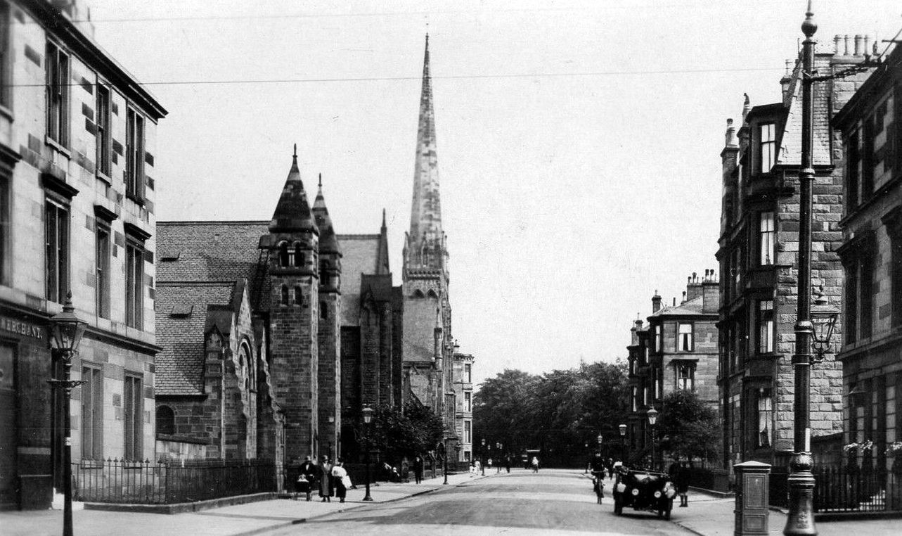 Tour Scotland Old Photograph Queens Drive Crosshill Scotland