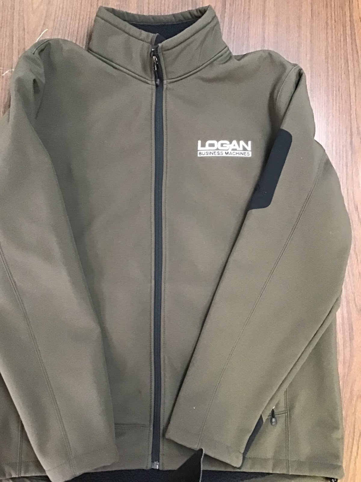 Logan Business Machines Jackets Custom Embroidered