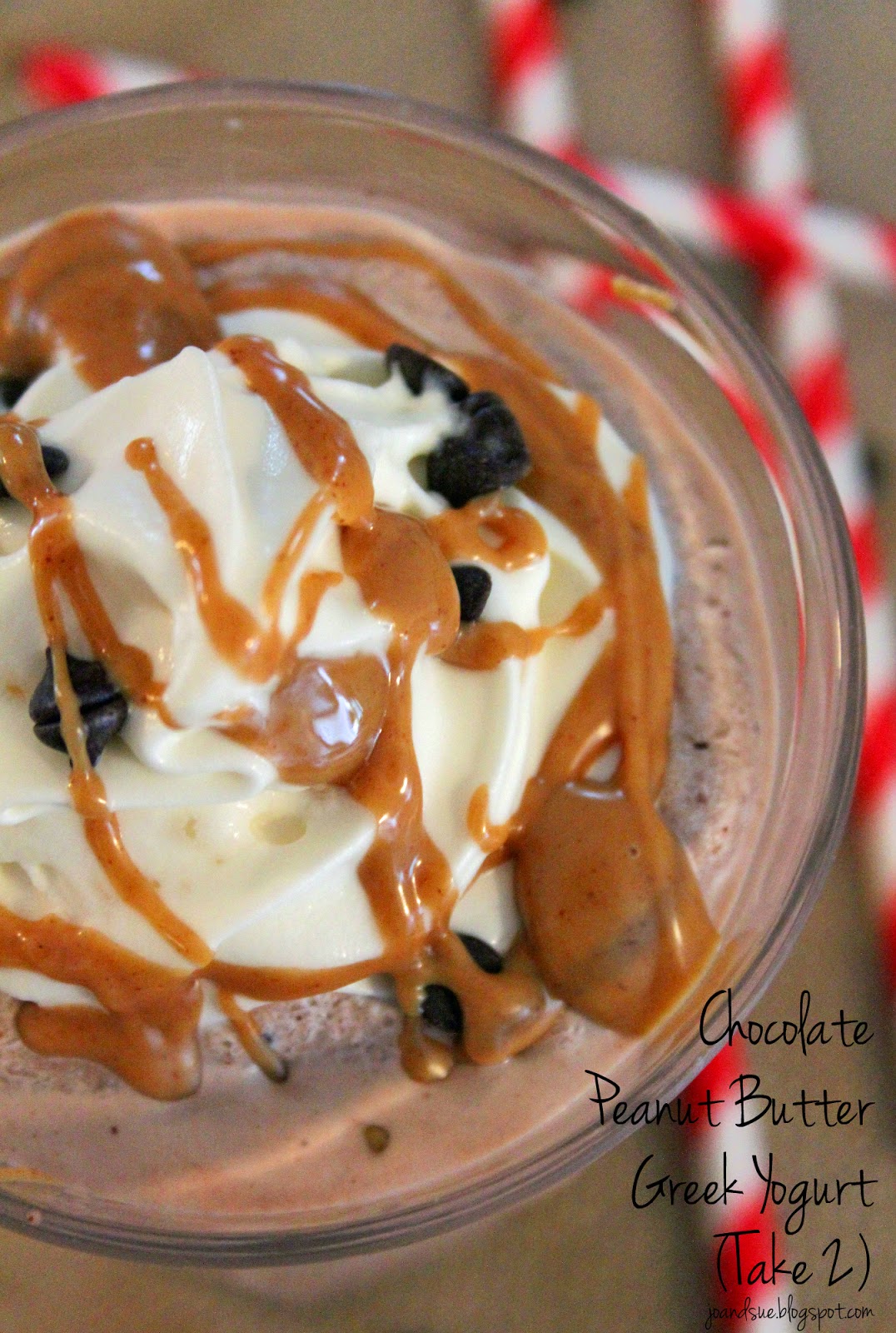 Jo and Sue Chocolate Peanut Butter Greek Yogurt (Take 2)