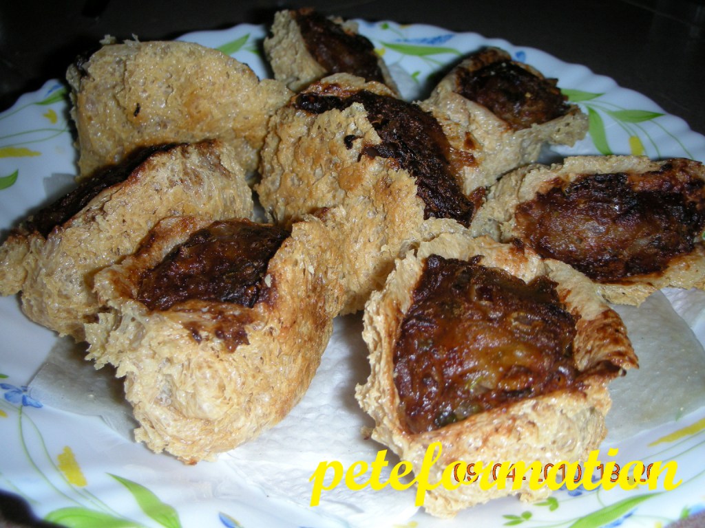 PeteFormation Foodie Adventure Stuffed Tofu Pok Balls with Chicken and
