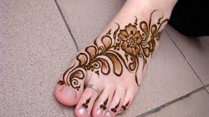 Mehandi foot designs