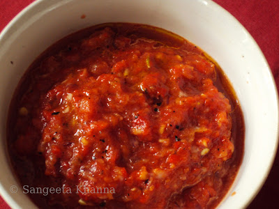 grilled red bell pepper salsa 