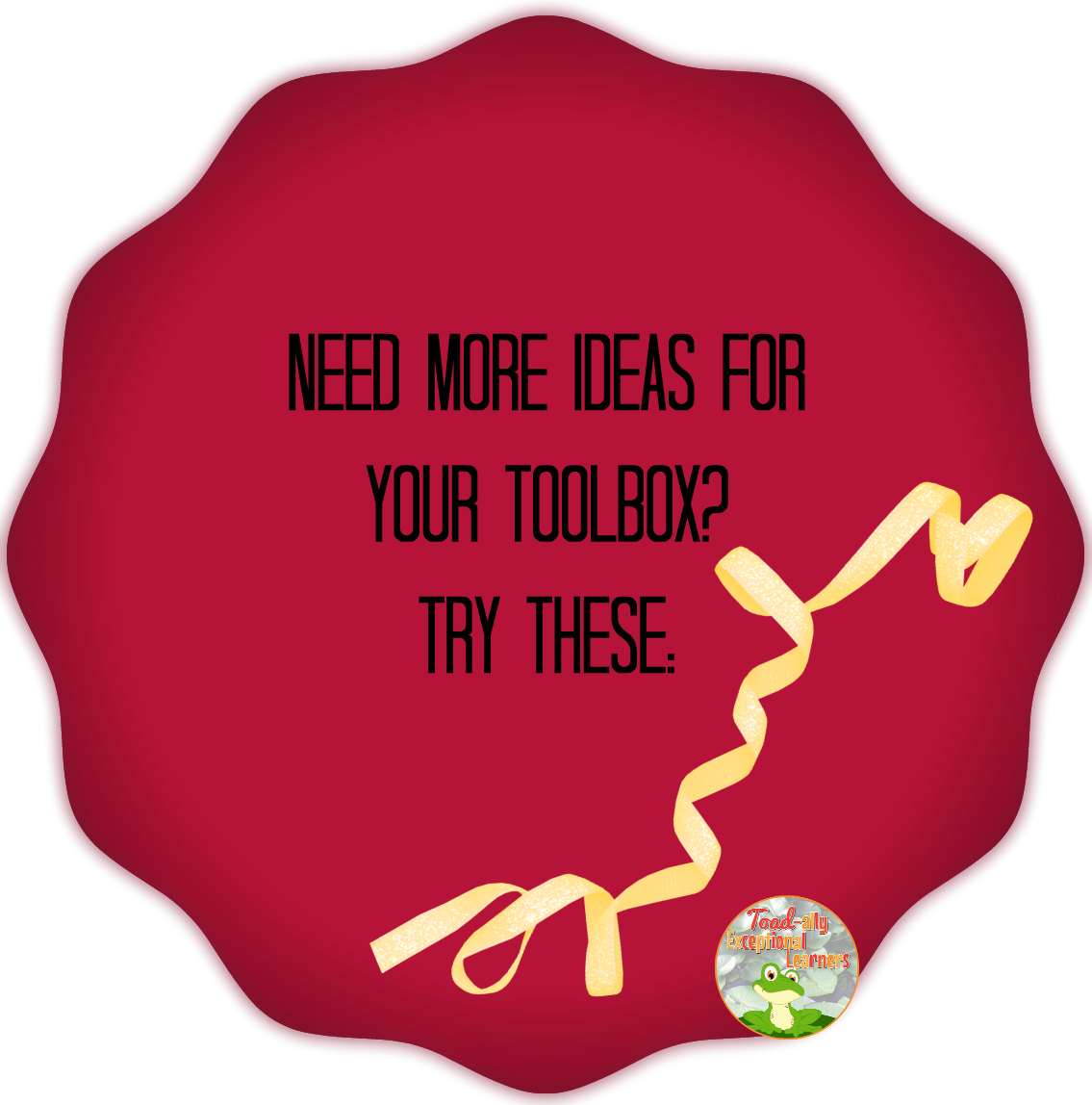 Toad ally Exceptional Learners Teacher Self Care Toolbox Ideas