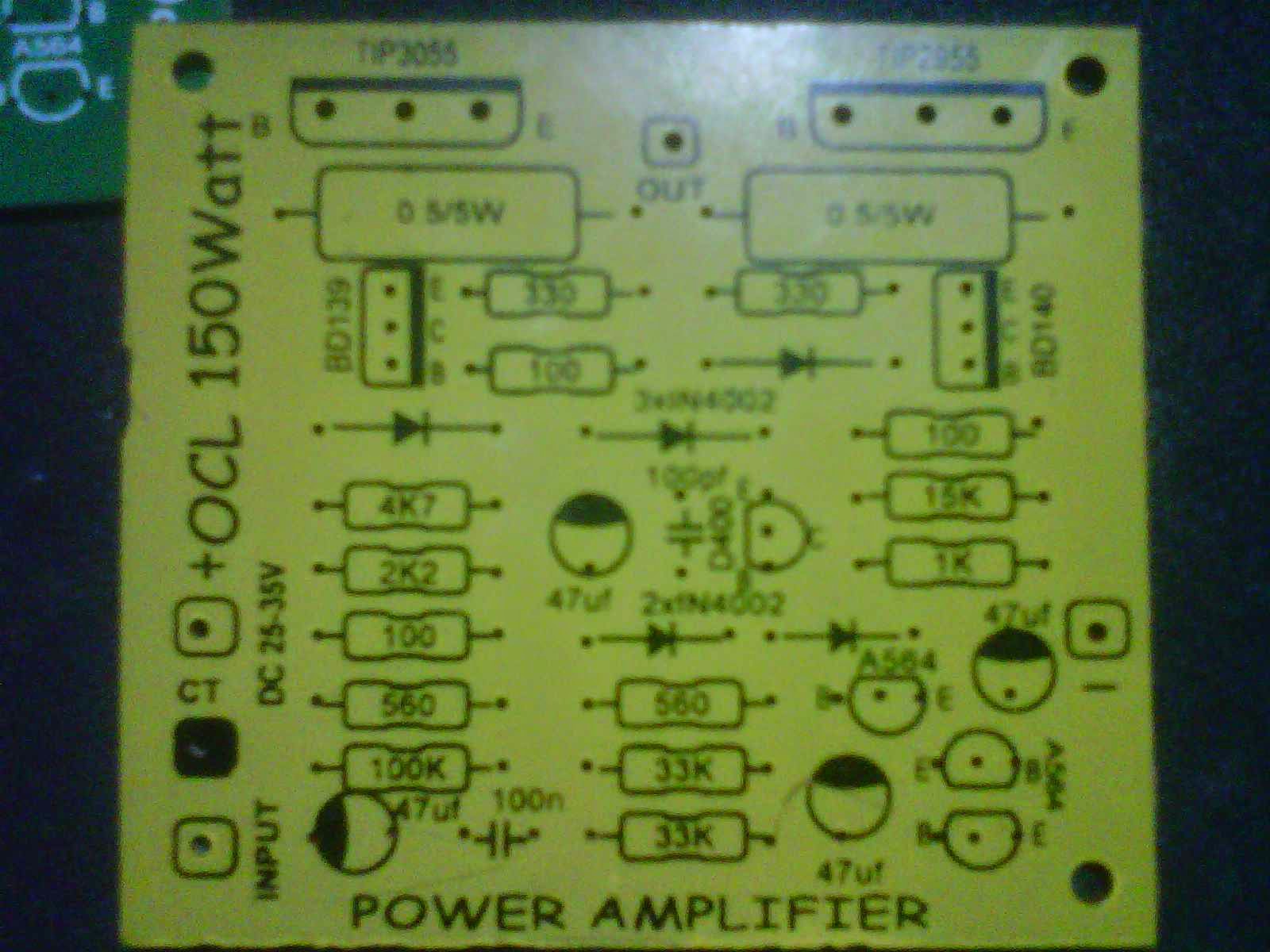 Eky Electronic Bandung Cara Modifikasi Power OCL 150watt