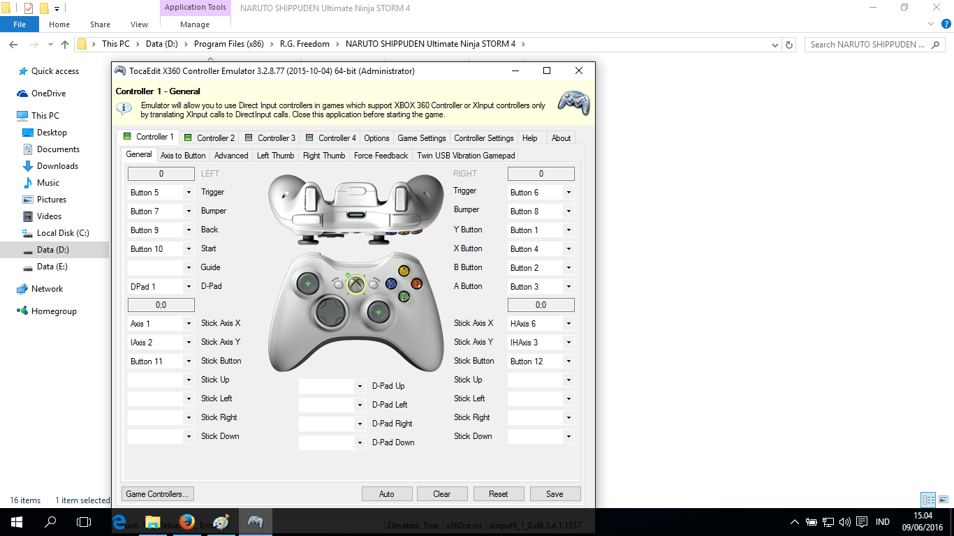 Настроить джойстик xbox. Xbox 360 Controller (XINPUT Standard Gamepad). Джойстик хбокс 360 ФИФА. X360ce v3. Эмулятор геймпада Xbox 360 для PC.