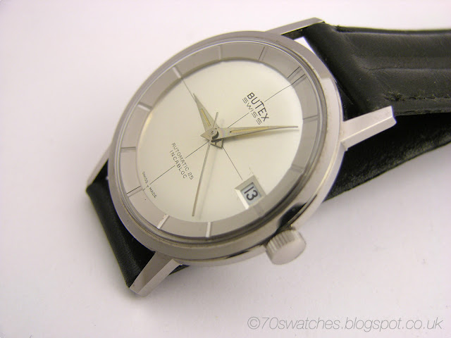 Very Nice Vintage Funky Retro 60s Butex Automatic Watch - ETA 2452