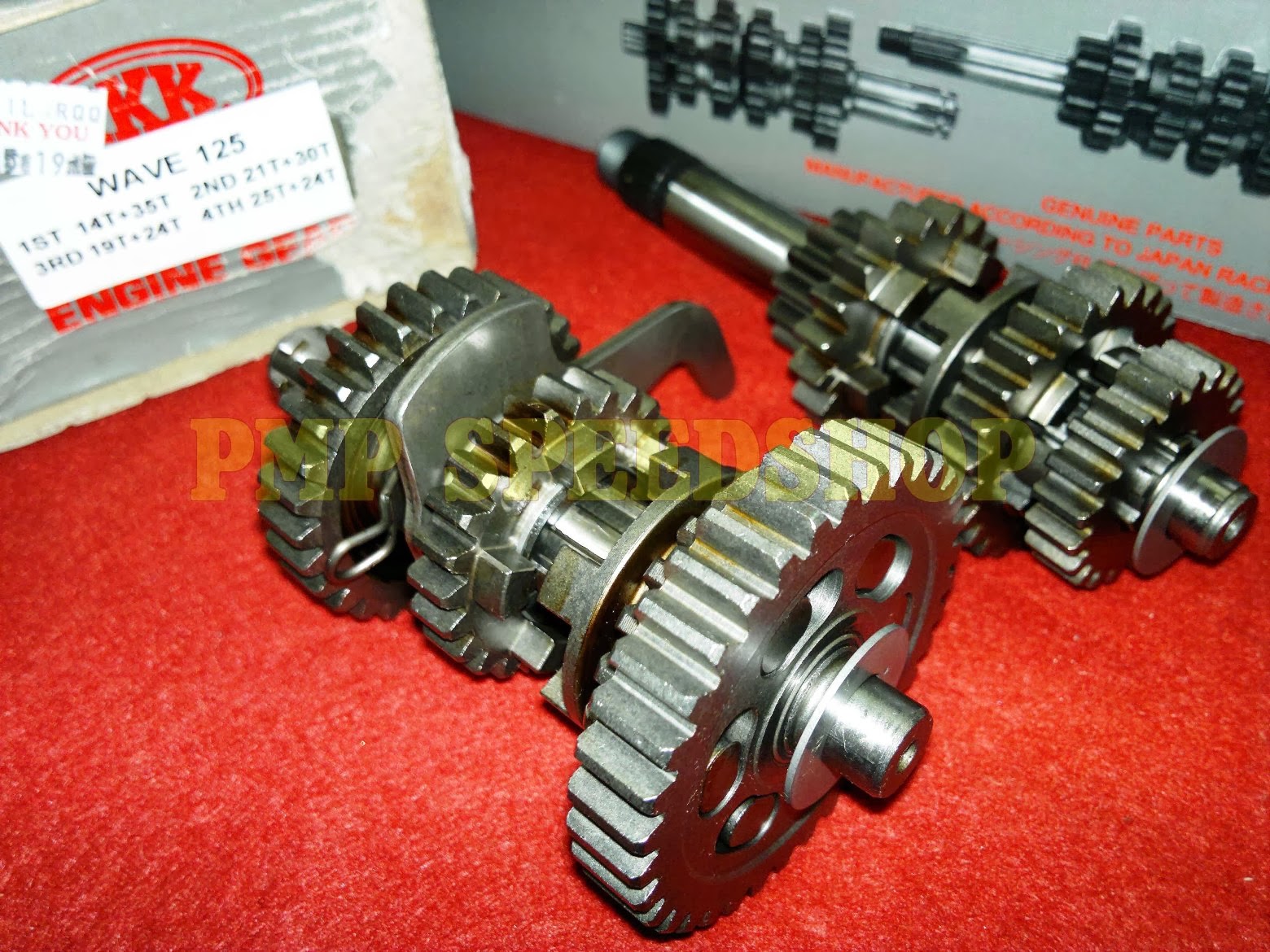 GEARBOX IKK RACING HONDA WAVE 125/SUPRA 125/KHARISMA 125 PALEX MOTOR PARTS ONLINE STORE