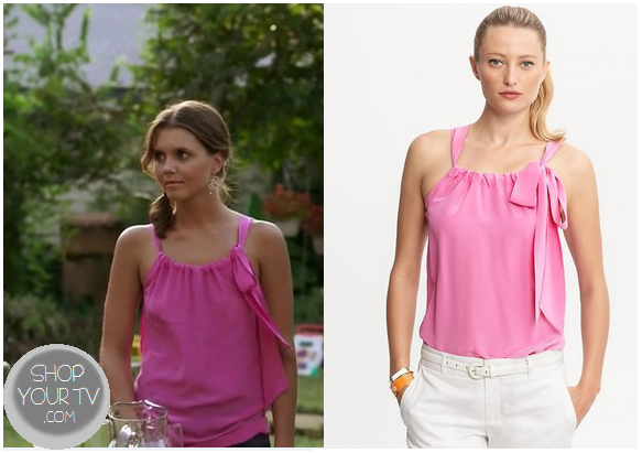 The Lying Game: Season 2 Episode 5 Emma's Pink Bow Top | Shop Your TV