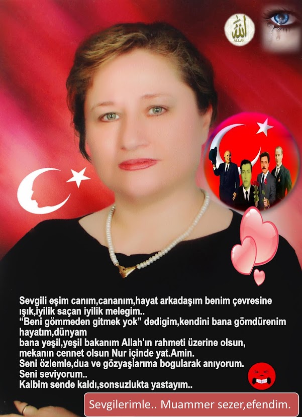 Aglamaklı,uzun soluklu yastayız bir Fatiha dileniyoruz Allah razı olsun.Amin.Buket Turkay