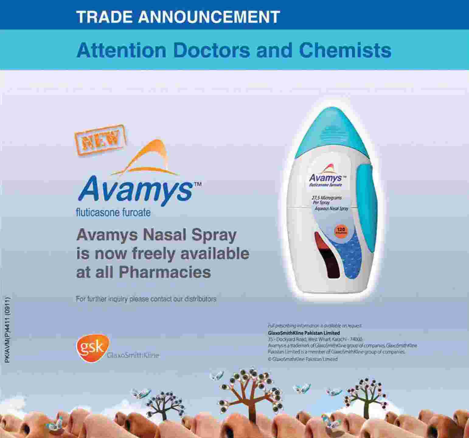GlaxoSmithKline Avamys Nasal Spray Ads Pakistan Best
