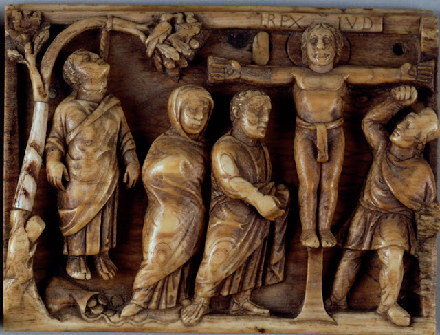 Η αρχαιότερη χριστιανική απεικόνιση της Σταύρωσης. 