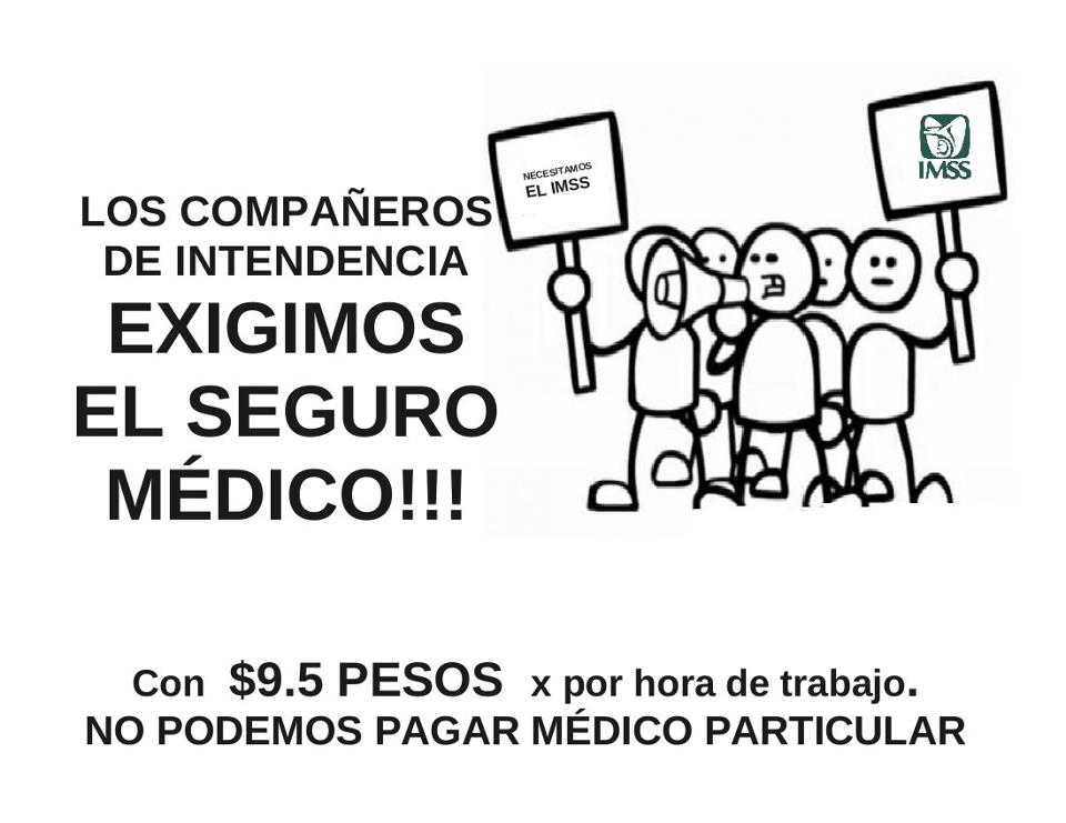 LA HORMIGA DE LA BASE SOLIDARÍZATE TRABAJADORES DE INTENDENCIA, SIN SEGURIDAD SOCIAL EN EL IEMS LA HORMIGA DE LA BASE SOLIDARÍZATE TRABAJADORES DE INTENDENCIA, SIN SEGURIDAD SOCIAL EN EL IEMS