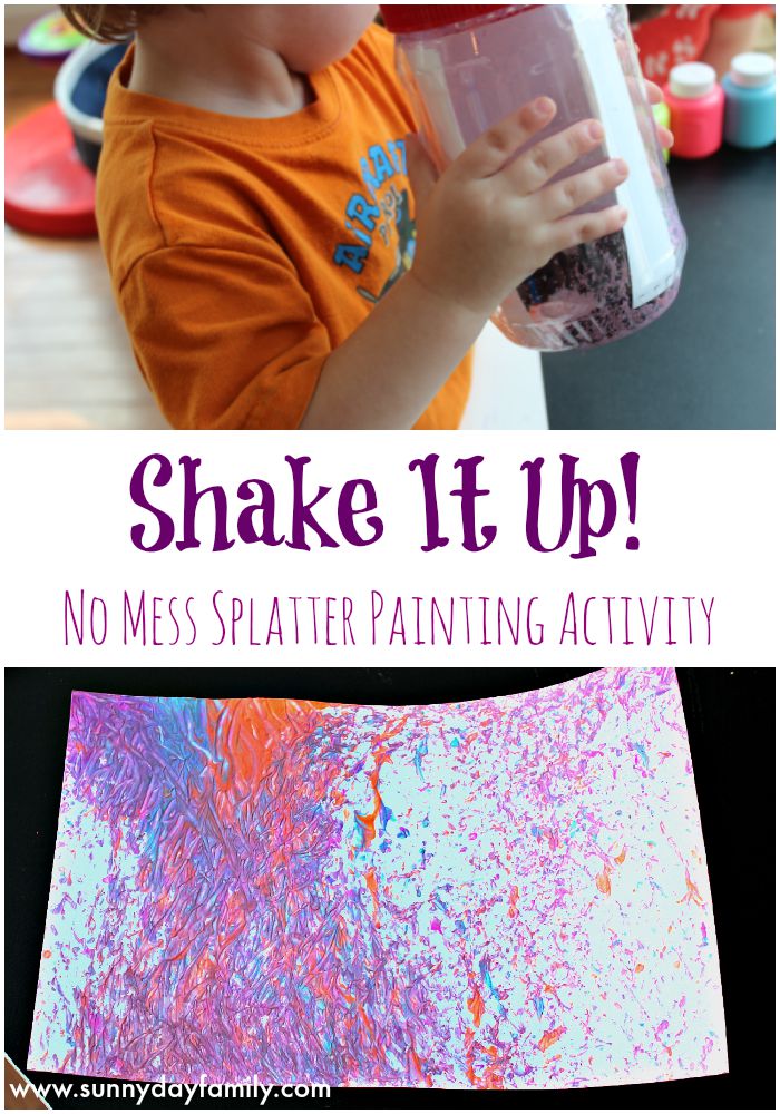 Shake It Up! No Mess Painting Activity for Preschoolers