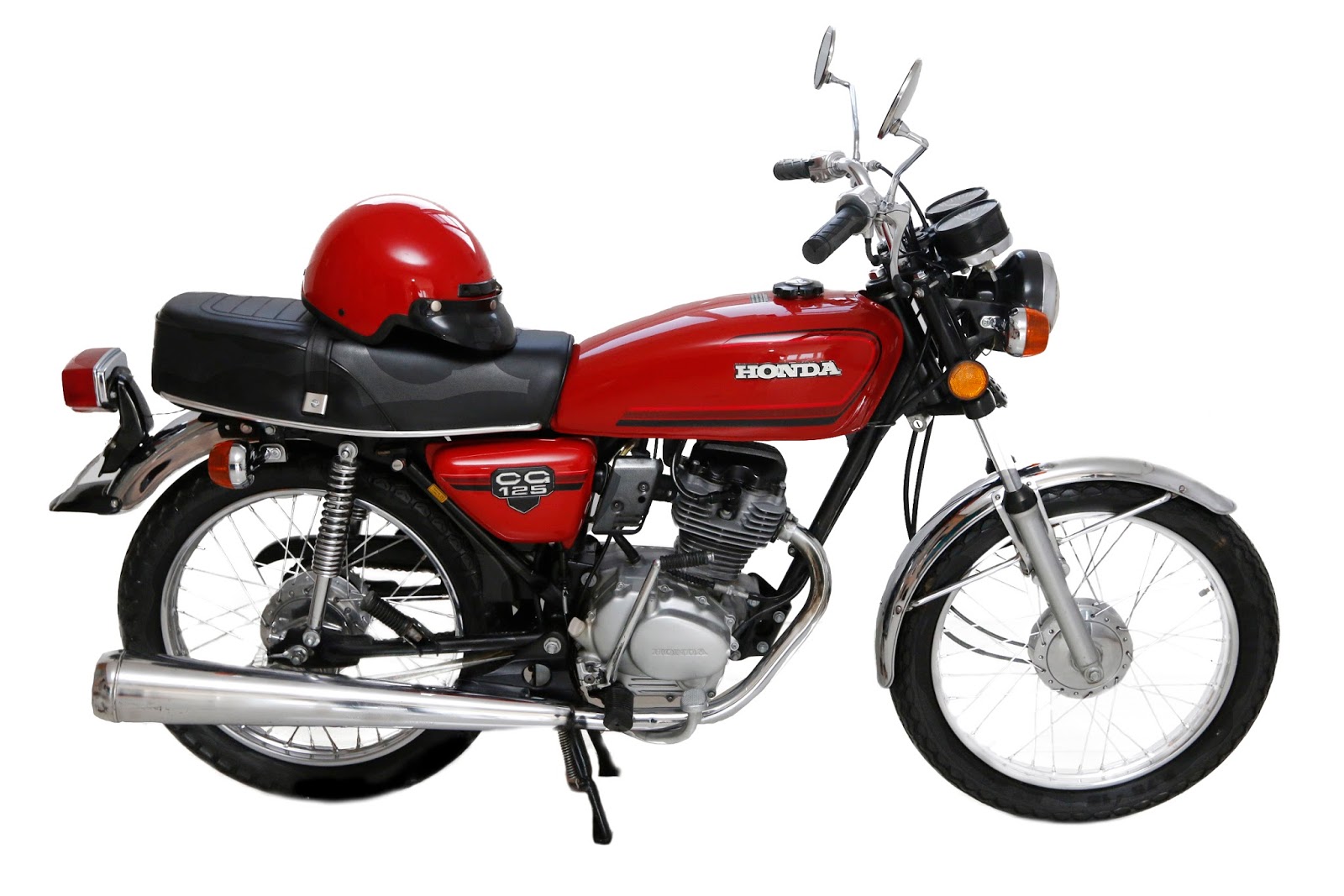 O Antiquário: Motocicleta Honda CG 125 - Ano 1982.