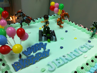 Jerrick Ben 10 Birthday cake
