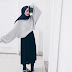Style Hijab Remaja Warna Pastel