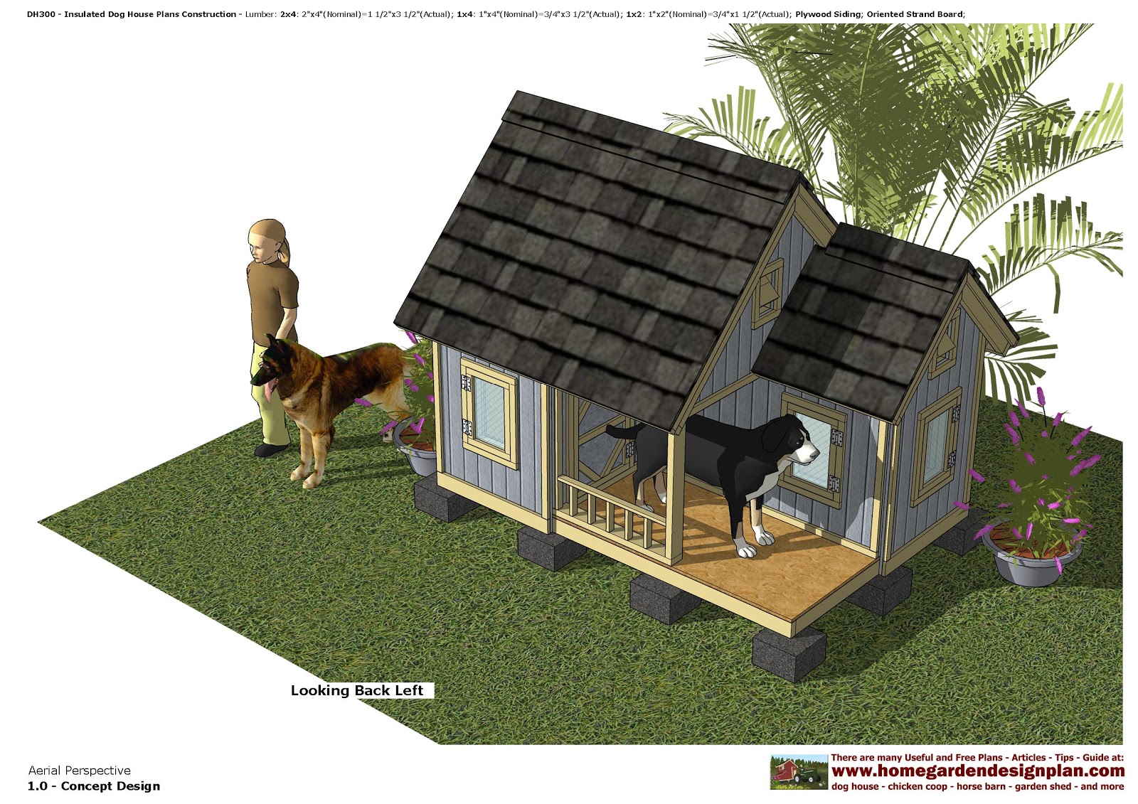 House Blueprints Insulated Double Dog House Plans Cold Weather Dog