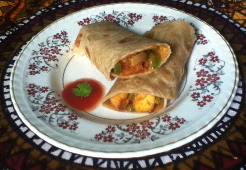 Fresh n Easy Paneer Kathi Rolls / Wraps