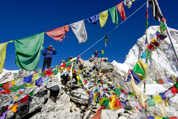 The top of Kala Patthar