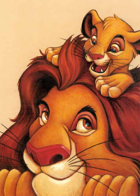 My Favorite Disney Postcards: USPS - Lion King