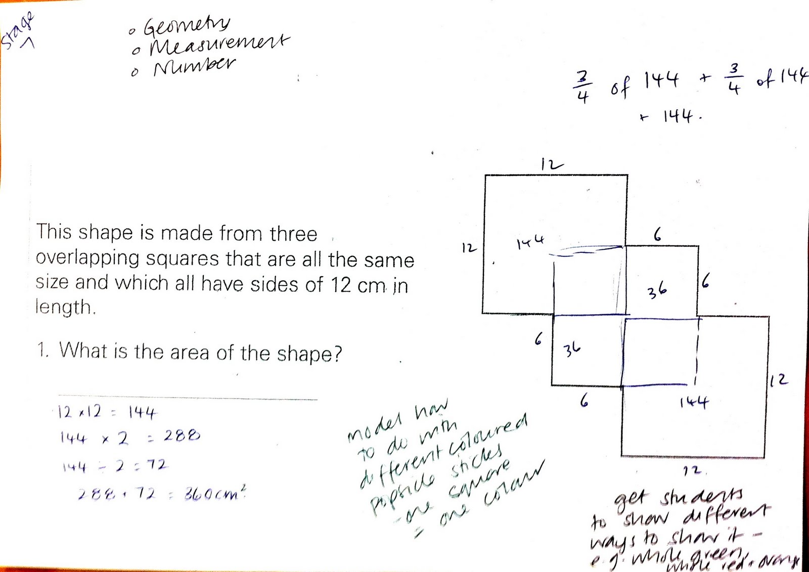 Reflective Blog Maths Observation Dinah