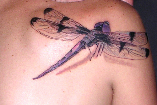 3D Dragonflys tattoos Design
