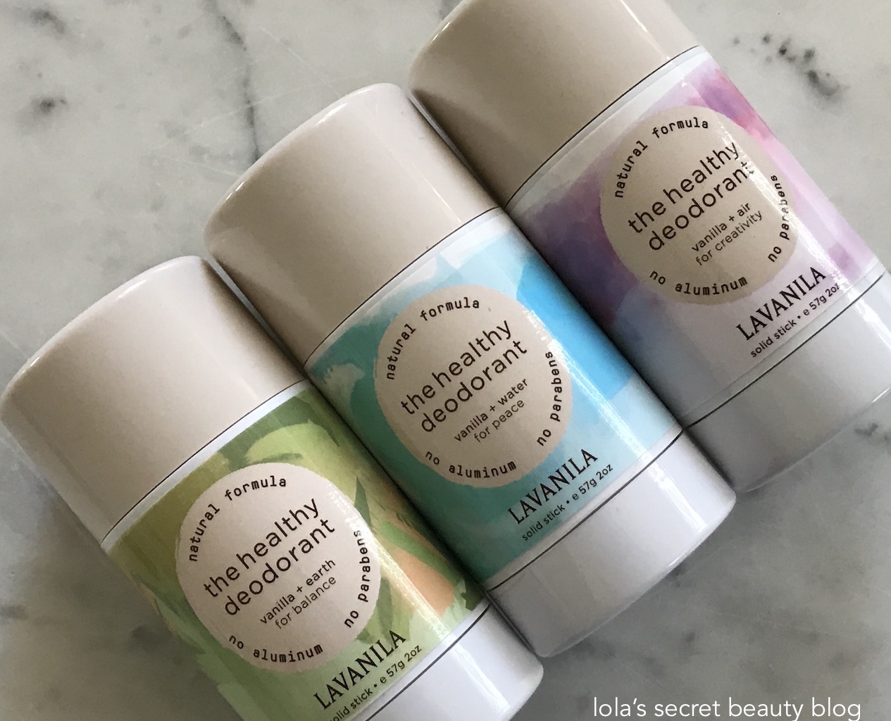 lola's secret beauty blog LAVANILA The Healthy Deodorant Elements