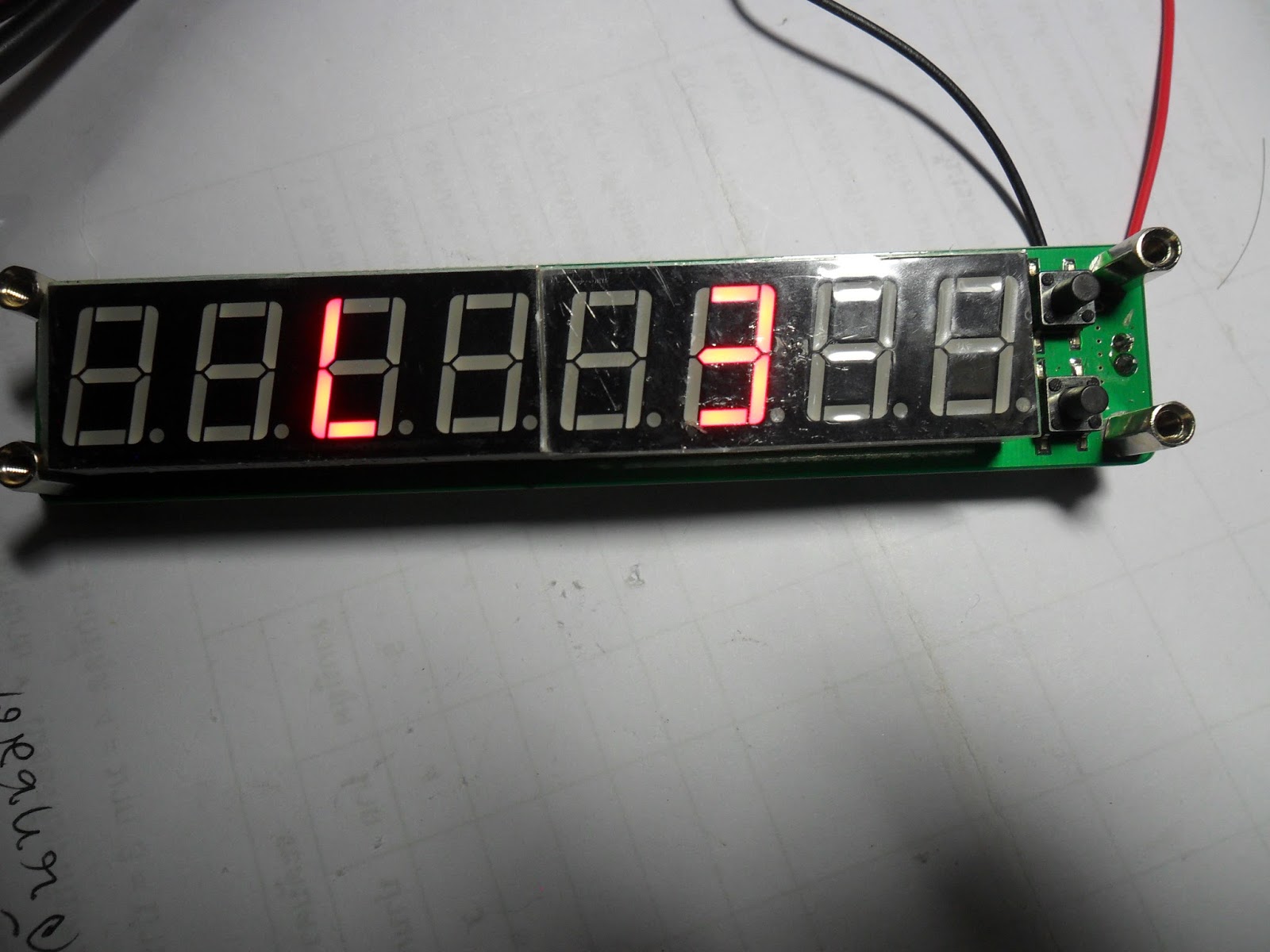 วงจรนับความถี่ 0.1-1000 MHz รุ่น PLJ-8LED-H | บอร์ดจอมอนิเตอร์ LCD LED