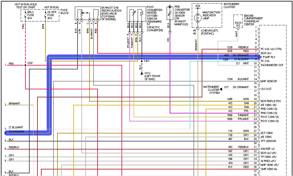 1998 Chevy Cavalier Ignition Wiring Diagram