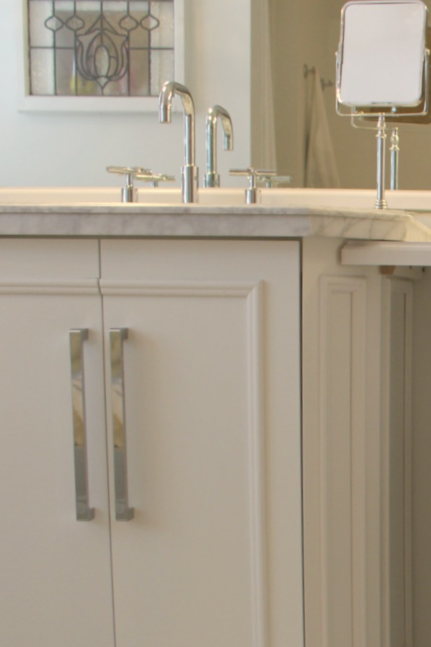 Master bathroom after renovation by Hello Lovely Studio Chicagoland fixer upper