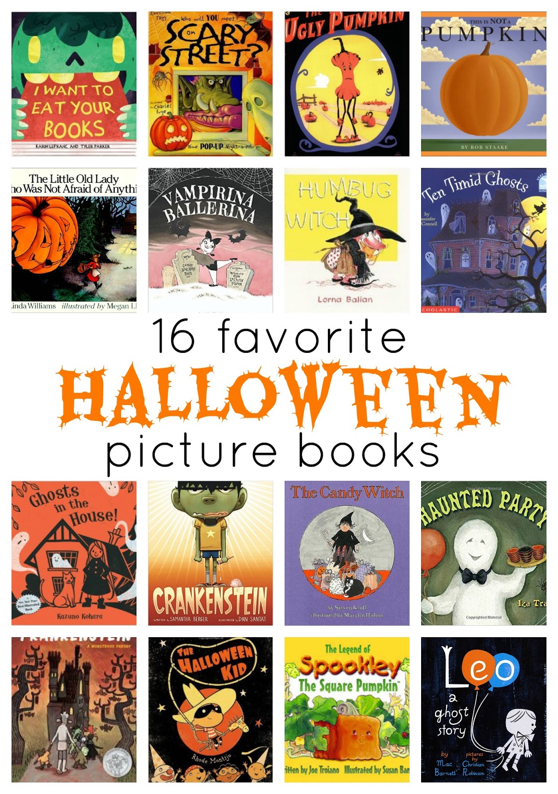 Delicious Reads: 16 Favorite Halloween Picture Books