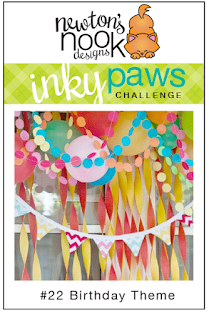 Inky Paws Challenge | Newton's Nook Designs | Birthday Theme