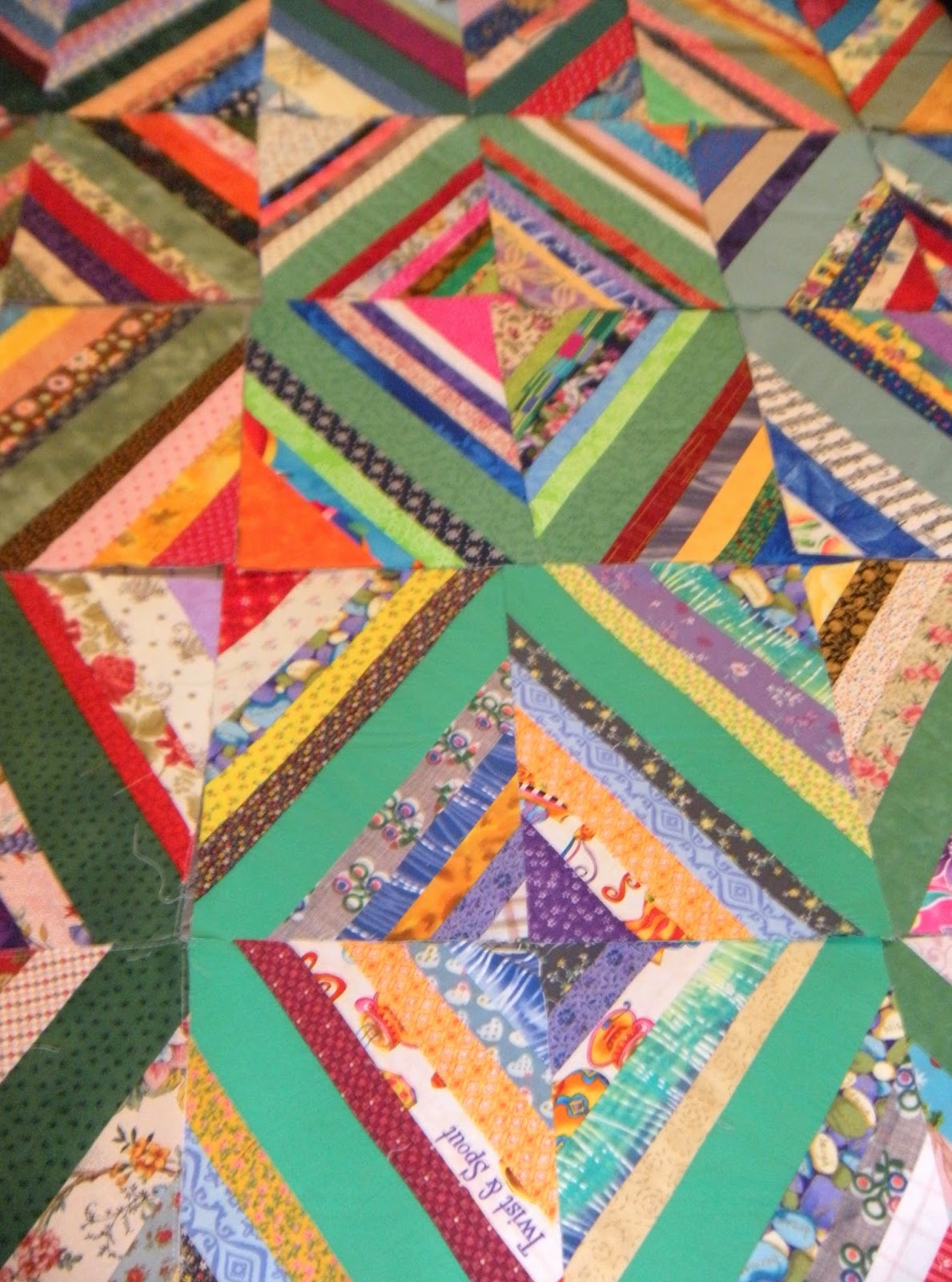 String Thing Along: Joining the Fun ~ My Diamond String Blocks